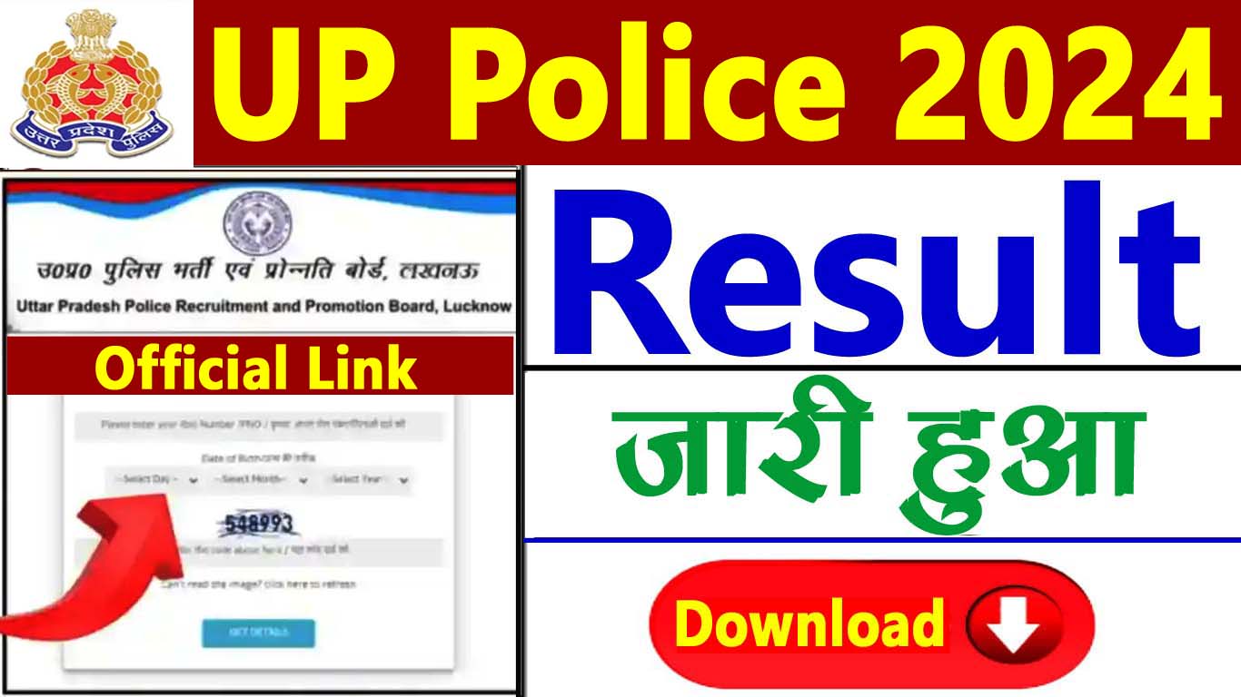 UP Police Constable Result 2024